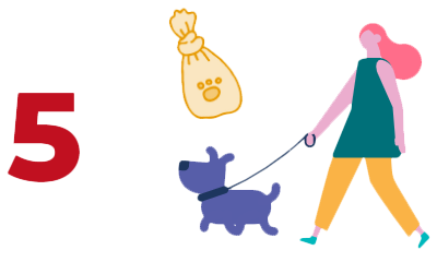 Recoge los excrementos de tu mascota